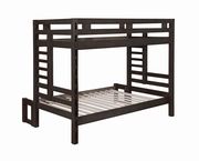 Hilshire dark grey twin-over-full bunk bed by Coaster additional picture 2