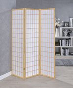 Transitional natural folding screen by Coaster additional picture 3