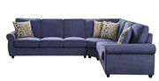 Chocolate chenille fabric sofa w/ sleeper option by Coaster additional picture 3