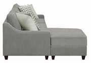 Sectional sofa in cream fabric by Coaster additional picture 3
