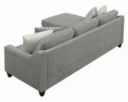 Sectional sofa in cream fabric by Coaster additional picture 8