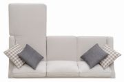 Loft style apt size cream casual reversible sectional sofa additional photo 2 of 11