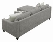 Loft style apt size casual reversible sectional sofa by Coaster additional picture 4