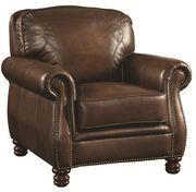 100% hand rubbed chocolate leather couch additional photo 5 of 12