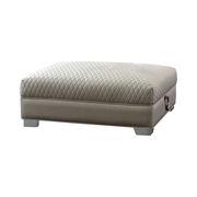 Contemporary pearl white leatherette sofa by Coaster additional picture 6