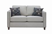Transitional putty gray woven fabric sofa by Coaster additional picture 7