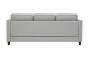 Transitional putty gray woven fabric sofa by Coaster additional picture 8