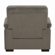 Smaller size micro velvet fabric casual chair additional photo 2 of 4