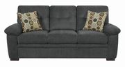Smaller size micro velvet fabric casual couch by Coaster additional picture 6
