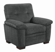 Casual charcoal chair by Coaster additional picture 5