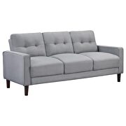 Upholstered track arms tufted sofa in gray performance fabric by Coaster additional picture 11