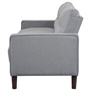 Upholstered track arms tufted sofa in gray performance fabric by Coaster additional picture 7