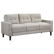 Upholstered track arms tufted sofa in beige performance fabric by Coaster additional picture 11