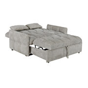 Sleeper sofa bed upholstered in durable beige chenille by Coaster additional picture 6