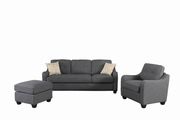 Gray linen-like fabric sectional sofa by Coaster additional picture 2
