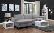 Gray woven fabric contemporary sectional by Coaster additional picture 2