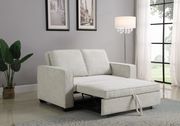 Sleeper sofa bed in beige chenille fabric by Coaster additional picture 11