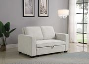 Sleeper sofa bed in beige chenille fabric by Coaster additional picture 12