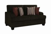 Griffin casual brown loveseat by Coaster additional picture 6