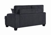 Casual grey fabric loveseat by Coaster additional picture 2