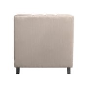 Beige polyester casual style chair w/ nailhead trim by Coaster additional picture 3