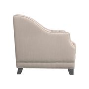 Beige polyester casual style chair w/ nailhead trim by Coaster additional picture 4