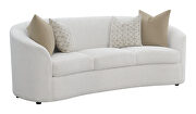 Latte upholstery tight back plush sofa by Coaster additional picture 12