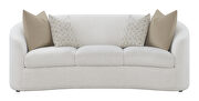 Latte upholstery tight back plush sofa by Coaster additional picture 8