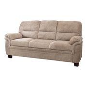 Beige velvet casual style comfy sofa by Coaster additional picture 4