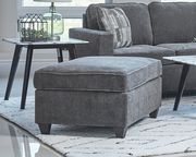 Dark gray fabric chenille sectional sofa additional photo 4 of 3