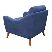 Mid-century modern in the perfect shade of blue sofa additional photo 2 of 5