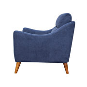 Mid-century modern in the perfect shade of blue sofa additional photo 3 of 5