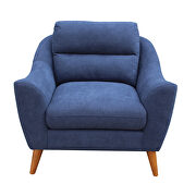 Mid-century modern in the perfect shade of blue sofa additional photo 5 of 5