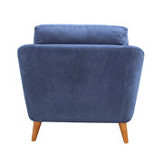 Mid-century modern in the perfect shade of blue chair additional photo 2 of 7