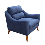 Mid-century modern in the perfect shade of blue chair additional photo 3 of 7