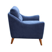 Mid-century modern in the perfect shade of blue chair additional photo 4 of 7