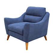 Mid-century modern in the perfect shade of blue chair by Coaster additional picture 8