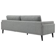 Upholstered track arms sofa in gray woven fabric by Coaster additional picture 5