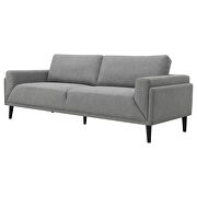 Upholstered track arms sofa in gray woven fabric by Coaster additional picture 8