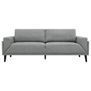 Upholstered track arms sofa in gray woven fabric by Coaster additional picture 9