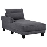 Upholstered curved arms sectional couch by Coaster additional picture 15