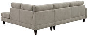 Toast low pile chenille upholstery two piece reversible sectional by Coaster additional picture 4