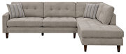 Toast low pile chenille upholstery two piece reversible sectional by Coaster additional picture 7