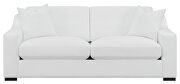 White polyester fabric casual style sofa by Coaster additional picture 9