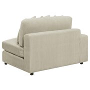 Upholstered reversible sectional sofa in sand fabric by Coaster additional picture 13