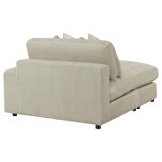 Upholstered reversible sectional sofa in sand fabric by Coaster additional picture 9