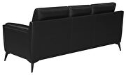 Black performance breathable leatherette upholstery sofa by Coaster additional picture 12