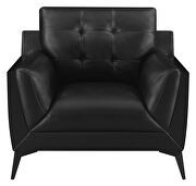 Black performance breathable leatherette upholstery chair by Coaster additional picture 6