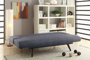 Mid-century modern grey adjustable sofa bed by Coaster additional picture 2