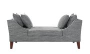 Multi-tonal gray woven fabric functional bench by Coaster additional picture 5